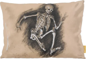 Poduszka Studium szkieletu Władysław Podkowiński