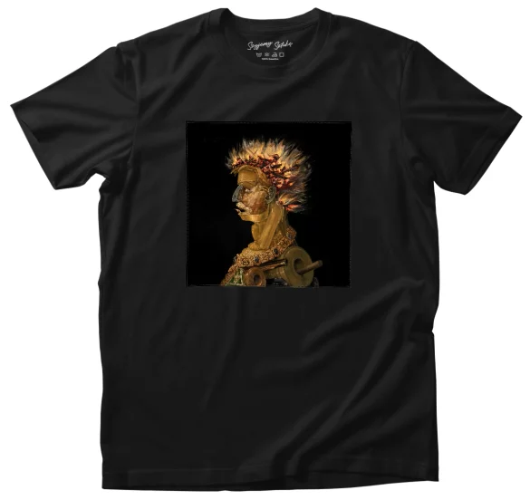 Koszulka z naszywką Ogień Giuseppe Arcimboldo