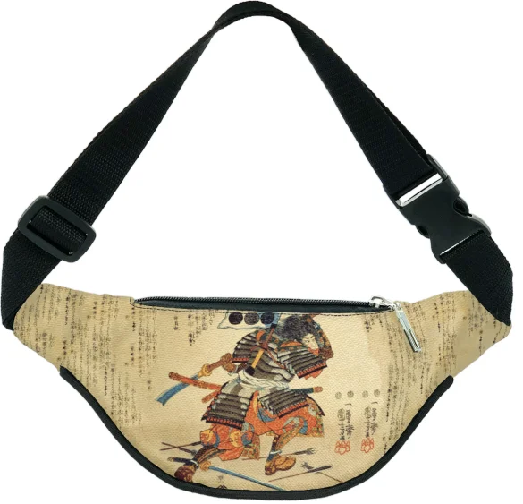 Nerka Samuraj Kiyokazu z naginatą Utagawa Kuniyoshi