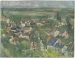 Podkładka na stół Auvers, widok panoramiczny Paul Cezanne