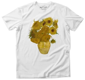 Koszulka Martwa natura: wazon z piętnastoma słonecznikami Vincent Van Gogh