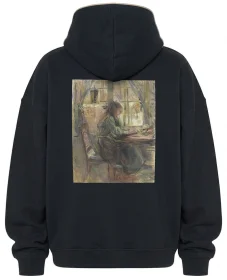 Bluza oversize Julia przy stole Berthe Morisot