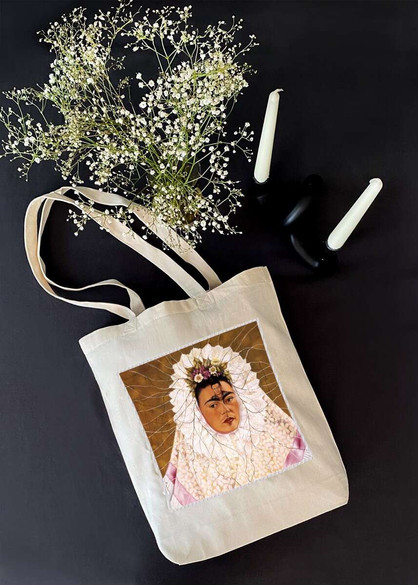 Torba z naszywką Diego w moich myślach Frida Kahlo
