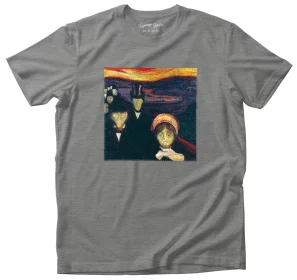 Koszulka z naszywką Anxiety (Lęk) Edvard Munch