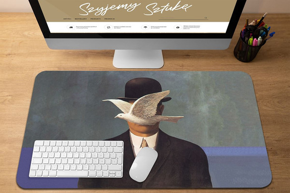 Podkładka Mężczyzna w meloniku René Magritte 60x40cm