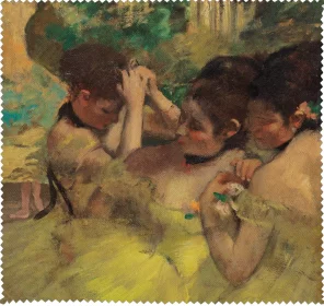Ściereczka do okularów Żółte tancerki (ze skrzydłami) Edgar Degas