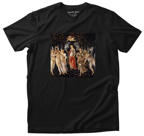 Koszulka z naszywką La primavera (Wiosna) Sandro Botticelli