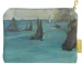 Kosmetyczka mini Widok na morze, spokojna pogoda (Vue de mer, temps calme) Édouard Manet