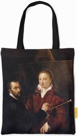 Torba na ramię Bernardino Campi malujący Sofonisbę Anguissolę Sofonisba Anguissola
