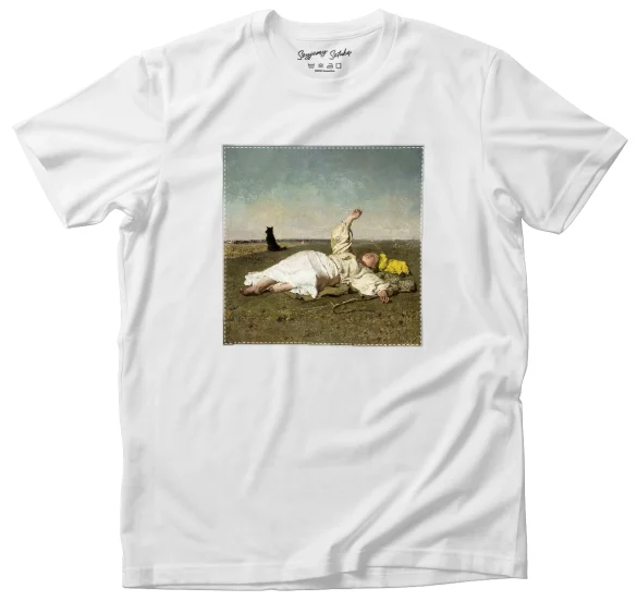 Koszulka z naszywką Babie lato Józef Chełmoński