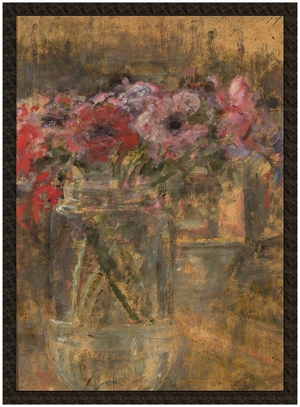 Naszywka Kwiaty - Anemony Olga Boznańska