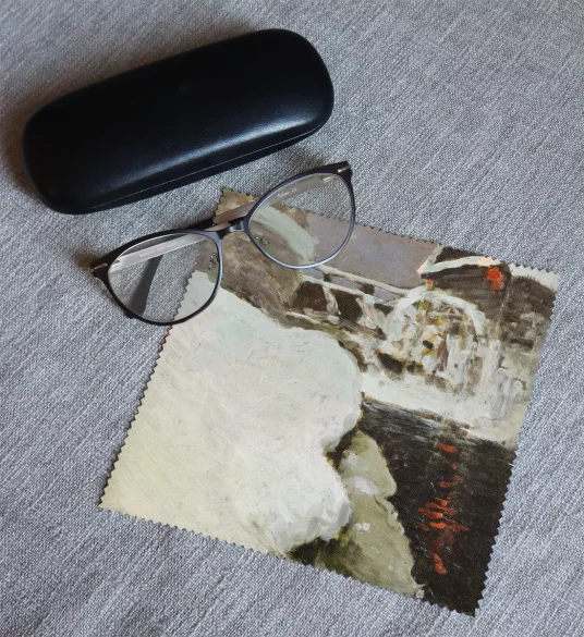 Ściereczka do okularów Młyn zimą Ferdynand Ruszczyc