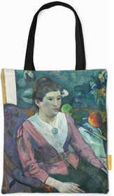 Torba na ramię Kobieta na tle martwej natury, Cezanne Paul Gauguin