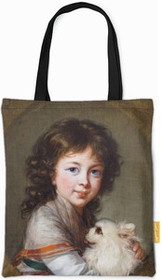Torba na ramię Portret Elżbiety Mniszchówny z pieskiem Élisabeth Vigée-Lebrun