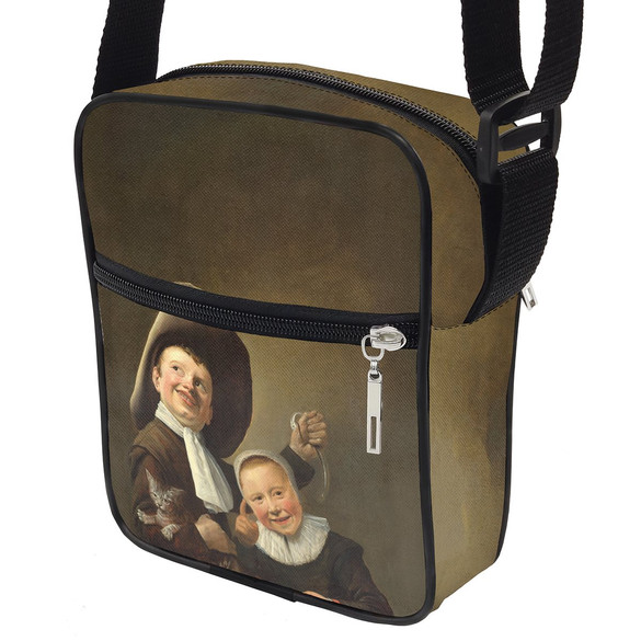 Torba listonoszka Chłopiec i dziewczynka z kotem i węgorzem Judith Leyster