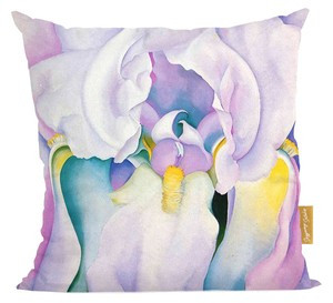 Poduszka Biały irys Georgia O’Keeffe