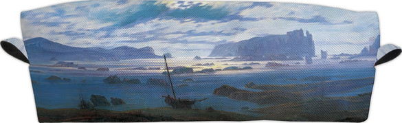 Piórnik Morze Północne w świetle księżyca Caspar David Friedrich