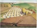 Podkładka na stół Fall Plowing Grant Wood