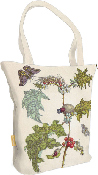 Torba na ramię shopper Metamorfoza owadów Surinamensium Maria Sibylla Merian