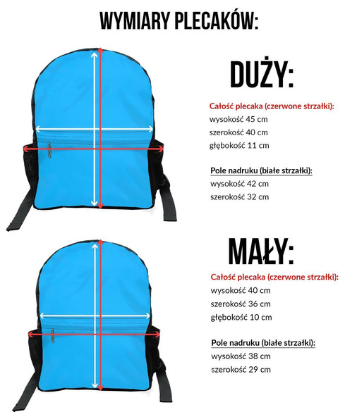 Plecak Szkolny Wędrowiec nad morzem mgły Caspar David Friedrich