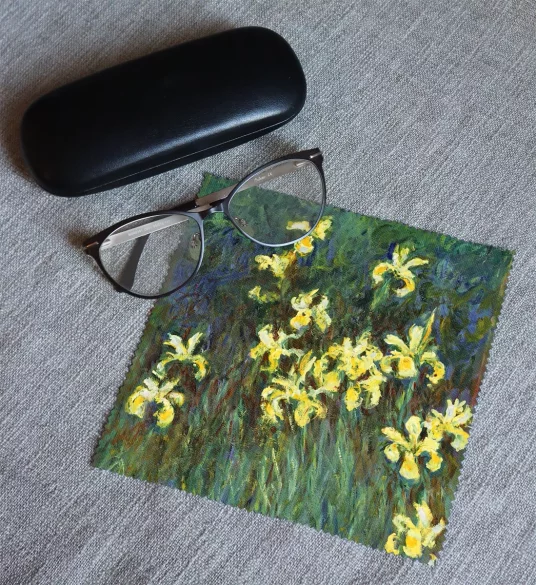 Ściereczka do okularów Irysy Claude Monet