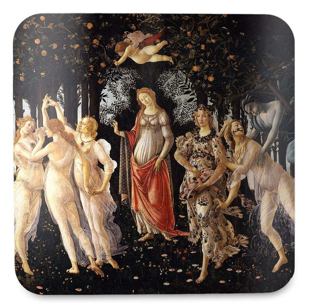Podkładka pod kubek La primavera (Wiosna) Sandro Botticelli
