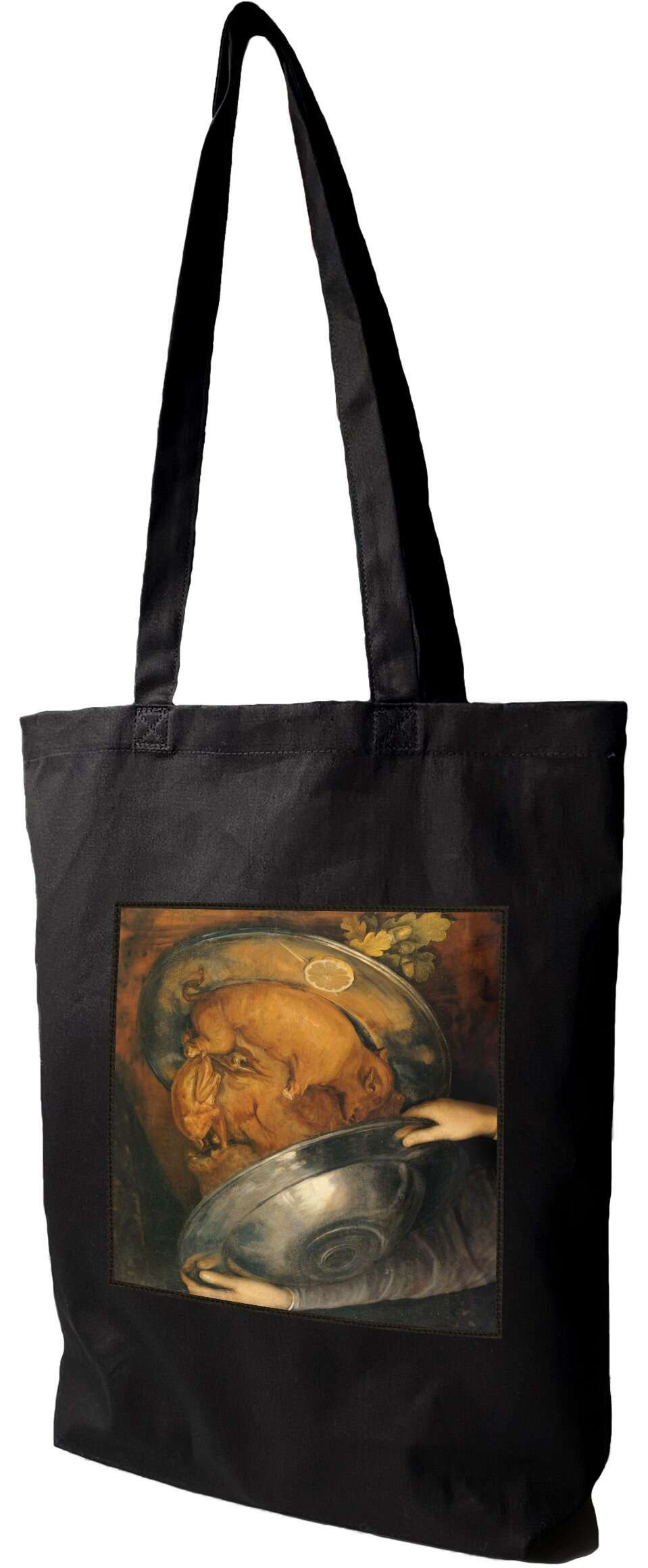 Torba z naszywką Kucharz Giuseppe Arcimboldo, Czarna
