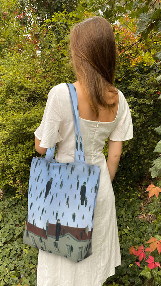 Torba na ramię shopper Spadanie René Magritte