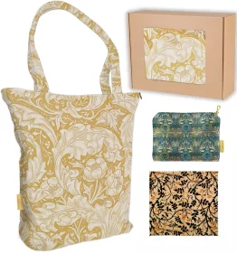 Zestaw prezentowy William Morris Torba + Kosmetyczka + Ściereczka