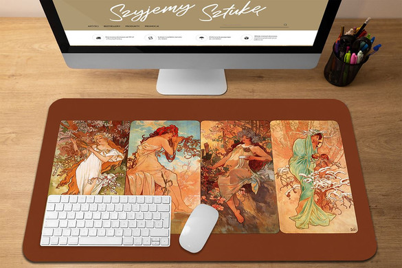 Podkładka 4 pory roku Alfons Mucha 60x40cm