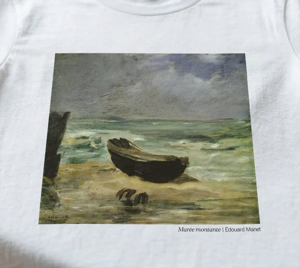 Koszulka z nadrukiem Marée montante Édouard Manet