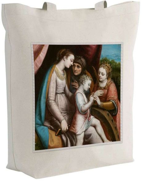 Torba z naszywką Mistyczne zaślubiny świętej Katarzyny Sofonisba Anguissola