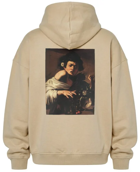 Bluza oversize Chłopiec ugryziony przez jaszczurkę Caravaggio