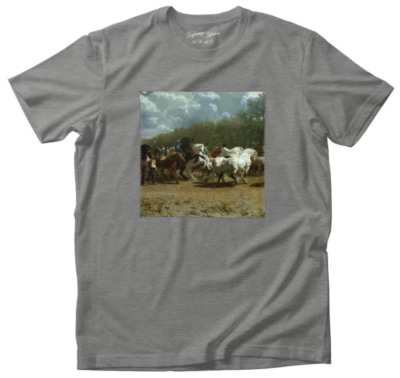 Koszulka z naszywką Targ koni Rosa Bonheur