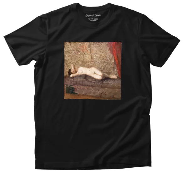 Koszulka z naszywką Akt kobiety leżącej Leon Wyczółkowski