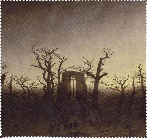 Ściereczka do okularów Opactwo w dębowym lesie Caspar David Friedrich