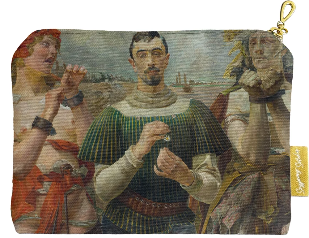 Kosmetyczka mini Hamlet polski - Portret Aleksandra Wielopolskiego Jacek Malczewski