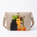 Torebka damska welurowa Autoportret Frida Kahlo