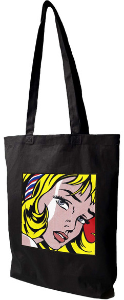 Torba z naszywką Girl with Hair Ribbon Roy Lichtenstein