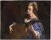 Podkładka na stół Autoportret jako lutnistka Artemisia Gentileschi