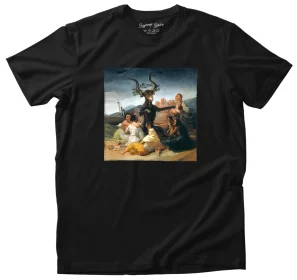 Koszulka z naszywką Sabat czarownic Francisco Goya
