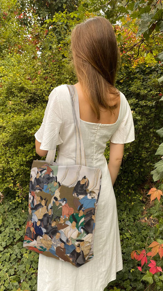 Torba na ramię shopper 36 poetów Ogata Korin