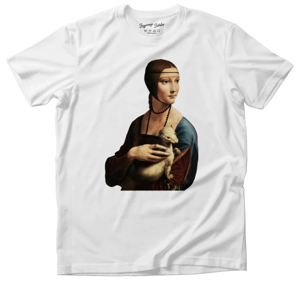 Koszulka Dama z gronostajem Leonardo da Vinci