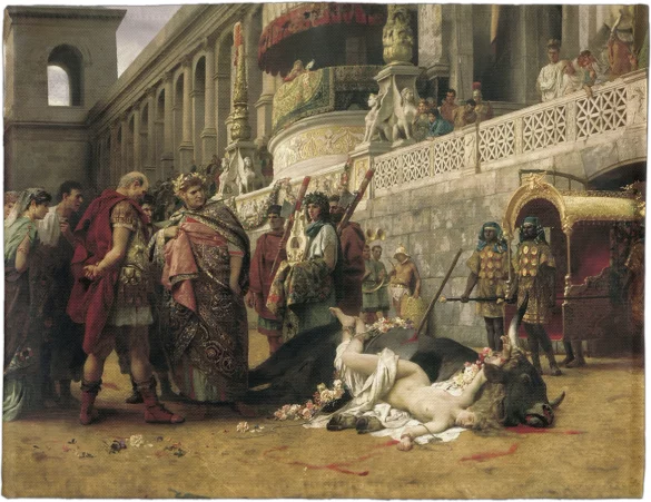 Podkładka na stół Dirce chrześcijańska Henryk Siemiradzki