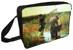 Torba na ramię Rybacy brodzący w wodzie Leon Wyczółkowski