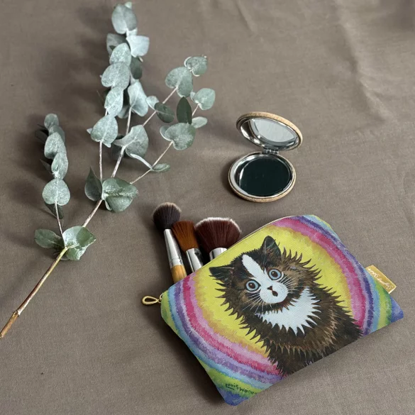Kosmetyczka mini Kot w tęczy Louis Wain