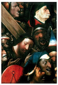 Magnes Chrystus dźwigający krzyż Hieronim Bosch