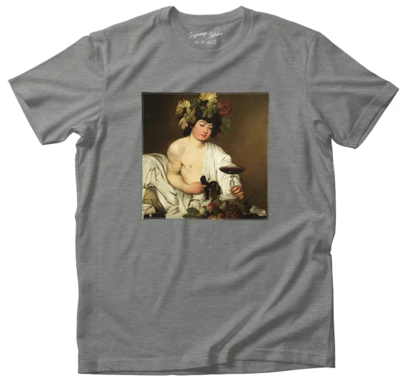 Koszulka z naszywką Bachus Caravaggio