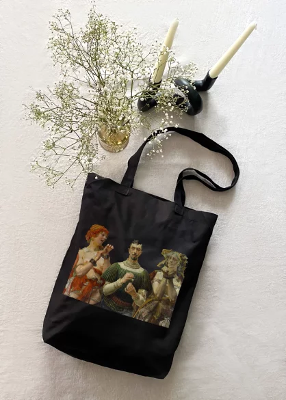 Torba bawełniana Hamlet polski - Portret Aleksandra Wielopolskiego Jacek Malczewski