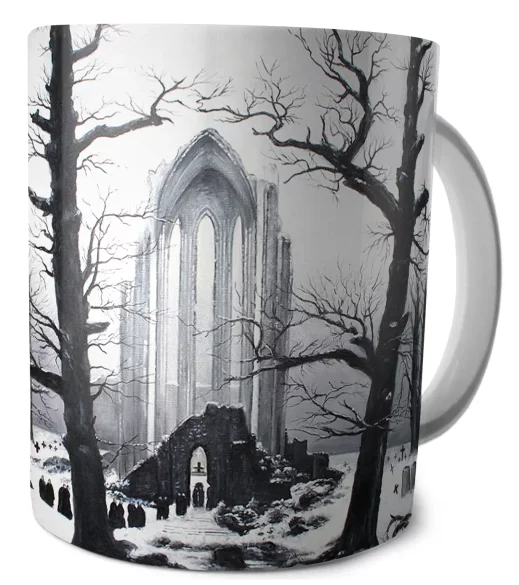 Kubek Cmentarz w śniegu Caspar David Friedrich